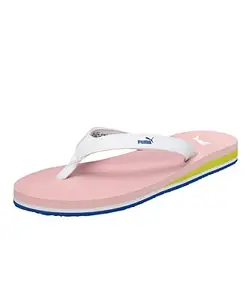 Puma , Women, Alice Wns IDP, Lotus-Nrgy Yellow-Nebulas Blue- White, Slipper, 8UK, (38745601)