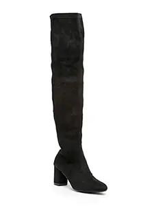 Flat n Heels Womens Black Boots FnH 4155-BK