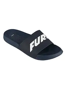 Furo By Red Chief Men's FURO Blue Flip Flops-9 UK (FMS013 1306_9)