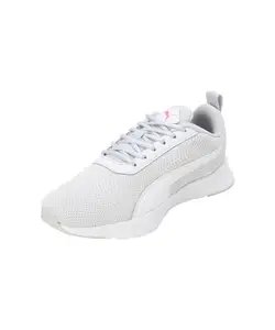 Puma Womens Bazin WNS IDP Silver Mist-Garnet Rose-White Running Shoe - 8 UK (31064601)