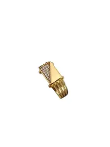 Stylish Men's Designer Ring Diamond Gold Ring For Men Ring/Gold Ring||JEWELRYRING-58-18