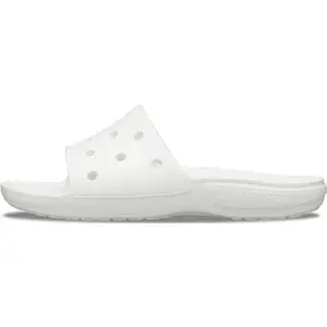 Crocs Classic White Slide-(206121-100)-3 UK Men/ 4 UK Women (M4W6)