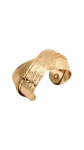 Karishma Kreations New Hip Hop Anti Tarnish Stylish Adjustable Bracelet for girls bracelet for Women Twisted Punk Chunky Cuff Alloy Bracelet