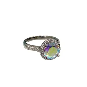 GURU NANAK JEWELLERS Exclusive Trendy Elegant Silver Rings with Stone for Women and Girls (9)
