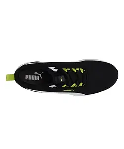 Puma Mens Rivel Puma Black-Limepunch-Puma White Casual Shoe-8 UK (38351303)