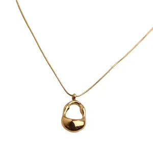 SUDHAN FASHION Gold-Plated Heart Pendant Necklace for Women, Antitarnish