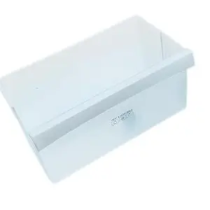 Vegetable Box Basket Suitable for LG Single Door Refrigerator 215 Liter with LG Single Door with Part Code 3390JF1023, Match & Buy, Color White
