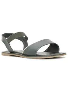 Bata 5617 Christie Sandal E 24 Dark Green Sandals for Women|Family outings|Cushioning|Adjustable Straps|Keep feet Cool and Dry| Size- 4