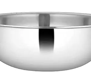 Signoraware Artista Tri-Ply Stainless Steel Induction Compatible Extra Deep TriplyTasla without Lid, (18cm, Capacity 1500 ml), Silver price in India.