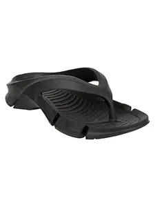 Carlton London Men's Slipper,BLK,UK-8