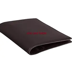Poland Credit Card Cases Leather and Non Leather (Dark Brown)
