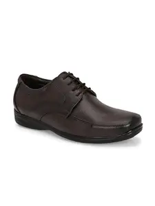 Azzaro Black Formal Lace UP Shoe for Men Derby Shoes Designed for All Occasions | Perfect Lightweight, Comfortable Formal Wear with Cushioned Footbed | Color: Brown, Size: 11