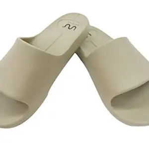 doubleu Recovery Slipper|Soft Doctor Anti-Skid Slipper for Women|Milano|Slides, Flip-Flops, Chappals|For Ladies and Girls(9,WARM+GREY)