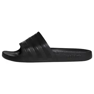 Adidas Unisex Black/Black/Black Adilette Aqua Swim Sandals - 13 Uk (F35550-13)