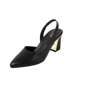 Mochi Women's Black On with Flat Sole UK/4 EU/37(31-1047)