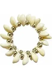 Traditional Oxidised Afghani Bracelet for Women (single layer shell bracelet)