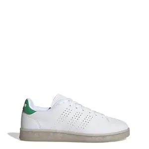 Adidas Mens Advantage ECOGRIND FTWWHT/Green/FTWWHT Tennis Shoe - 10 UK (GW5573)