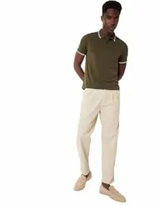 Max Men's Polycotton Half Sleeves Regular Fit Solid Polo T-Shirt