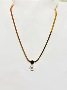 Sassy__Selection | Its sleek chain paired with a refined Attractive-shaped pendant makes it the perfect accessory for both everyday wear and special occasions. Lightweight yet durable, this pendant ensures comfort without compromising on style.