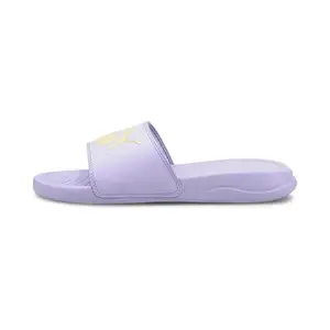 Puma unisex-adult Popcat 20 Light Lavender-Yellow Pear Slide Sandal - 6 UK (37227918)
