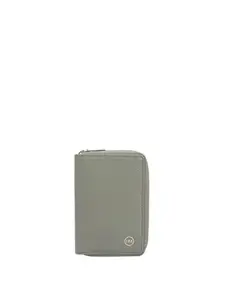 Da Milano Leather Card Holder for Men & for Women - Stone Grey