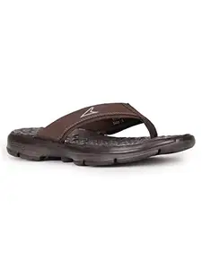 Bata Power mens SOFT Brown Slipper - 6 UK(8714839)