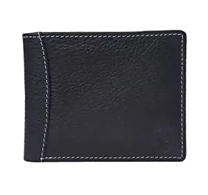 OOF Premium Leather Wallet for Men I Ultra Strong Stitching I 6 Credit Card Slots I Snap Closure I Lightweight | 1 Coin Pocket I Slim and Sleek Wallet I Jade Blue Color I Qty 1