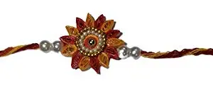 Hand Made Artistic Organic Envoirment friendly Colourful with Innovative design Rakhi