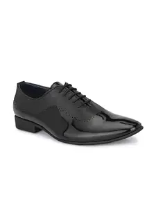 STANPHORD Men's Vivid Veers Black Formal_8 UK (TPAK 1046)