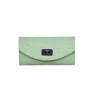 ESBEDA Pista Color Croco Embossed Wallet for Women