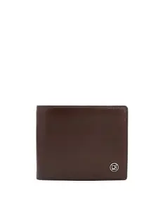 Da Milano RFID Protected Leather Wallet for Men with Card Slot - Brown