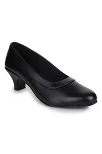 Sapatos Women Black Kitten Heels (ST-3086-Black-38)