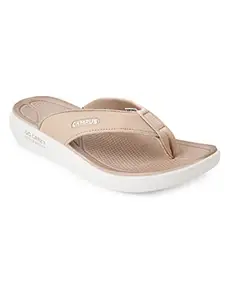 Campus Women's SL-418L Beige/Cream Flip-Flops - 8UK/India SL-418L
