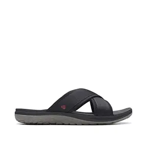 Clarks Men's Step Beat SAIL Black Sandal-7 Kids UK (26144493)