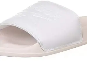 Reebok Men's Classic Slide White/GLAPNK/CLAPNK Sandal-10 Kids UK (FW5751)