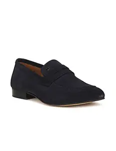 Arrow Men's Rushmore Navy Leather Slip ON-8 UK (2FA21460N01)
