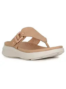 Bata Comfit Bata Womens E- CRICE Flats, Nude, (6715495), 4 UK