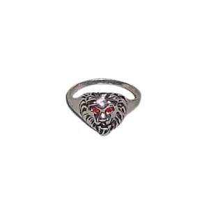 Artificial Lion Ring In Stainless Stell Ring For Finger Men Or Women