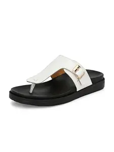 Eego Italy Men's Padded Slippers - KM8WHITE10