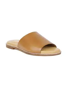 Hush Puppies Women Chappal Size UK3, Color Brown (5743985)