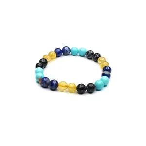 The Cosmic Connect 8mm Bead Crystal Scorpio Zodiac Bracelet Reiki Charged Daily Wear