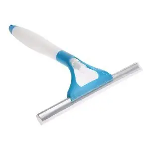 siddhmurti Rubber, Aluminium Spray Type Cleaning Brush Glass Clean Shave Car Window Cleaner Wiper, 10.24x11.81 inches/26x30 cm , Random Colour