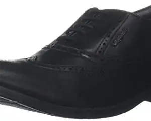 Bata Mens Flat Uniform Dress Shoe, Black, 7 UK