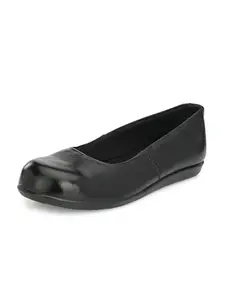 Eego Italy Comfortable and Stylish Steel Toe Ladies Shoes WW_105_38 Black