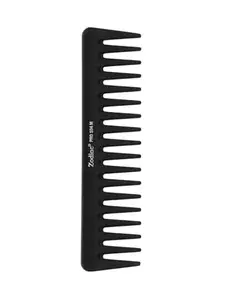 Zodiacs Pro 104-M Wide Tooth Detangling Comb, Black, Professional Styling