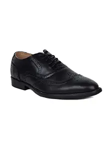 BATA Mens Carson Brogue Formal Shoes, (8346353), 7 Black