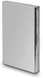 Stealodeal Metal Silver Water-Resistant Special Edition 6 Bracket ATM Debit/Credit Card Holder Wallet for Men & Women