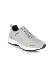 AADI Men's Grey Lightweight Synthetic Leather Running, Walking & Gym Casual Sports Shoes