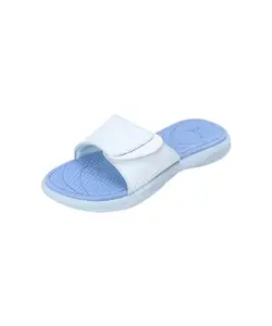 Puma Womens Royalcat Comfort SoftrideWns Icy Blue-White-Blissful Blue Slide - 3 UK (39671102)