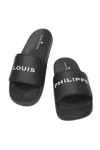 Louis Philippe_Mens_Sandal_(LPSCDRGFS30038_Black with Orange_41)